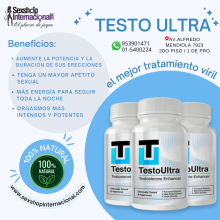 TESTO ULTRA TRATAMIENTO VIRIL SEXSHOP LOS OLIVOS